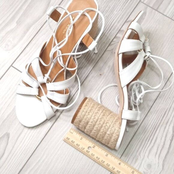 (43-3502) Andre Assous Women's Maggie Espadrille Wedge Sandals Sz 39 (8.5) - Picture 4 of 11